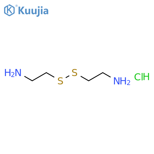 Ethanamine,2,2'-dithiobis-, hydrochloride (1:1) structure
