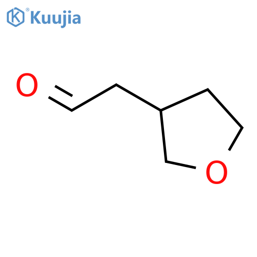 2-(oxolan-3-yl)acetaldehyde structure