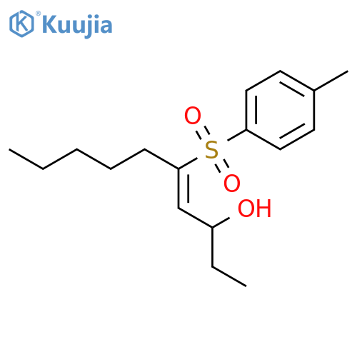 4-DECEN-3-OL, 5-[(4-METHYLPHENYL)SULFONYL]-, (E)- structure