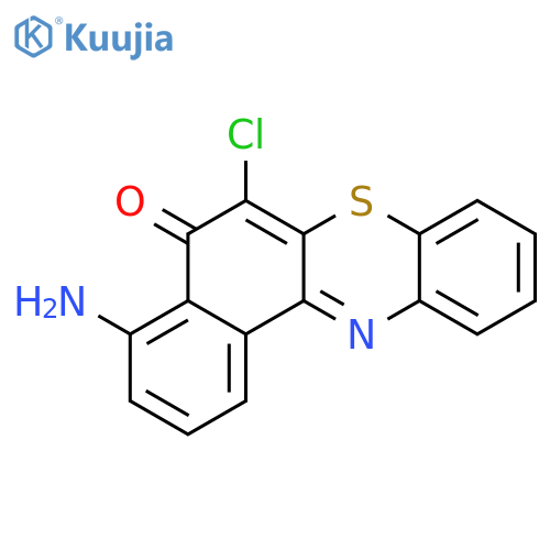 5H-Benzo[a]phenothiazin-5-one, 4-amino-6-chloro- structure