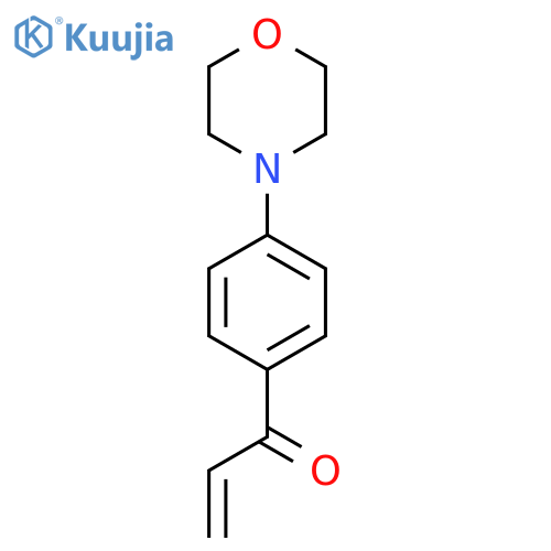 1-4-(morpholin-4-yl)phenylprop-2-en-1-one structure