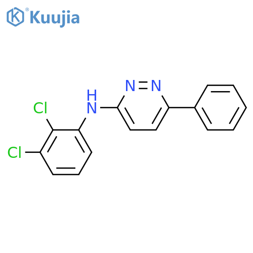 3-Pyridazinamine, N-(2,3-dichlorophenyl)-6-phenyl- structure