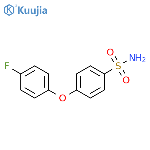 4-(4-fluorophenoxy)benzene-1-sulfonamide structure
