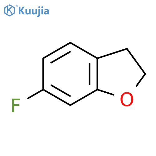 6-fluoro-2,3-dihydro-1-benzofuran structure