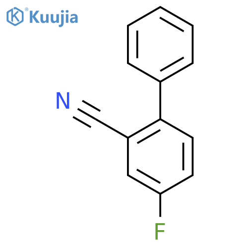 2-Cyano-4-fluorobiphenyl structure