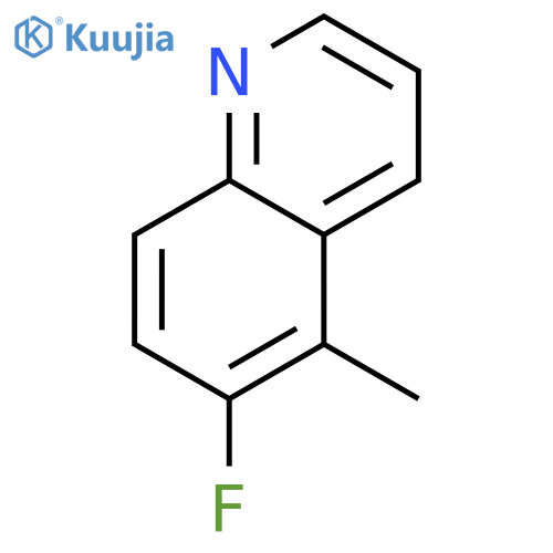 Quinoline,6-fluoro-5-methyl- structure