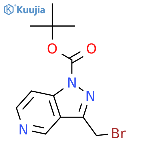 tert-Butyl 3-(bromomethyl)-1H-pyrazolo[4,3-c]pyridine-1-carboxylate structure