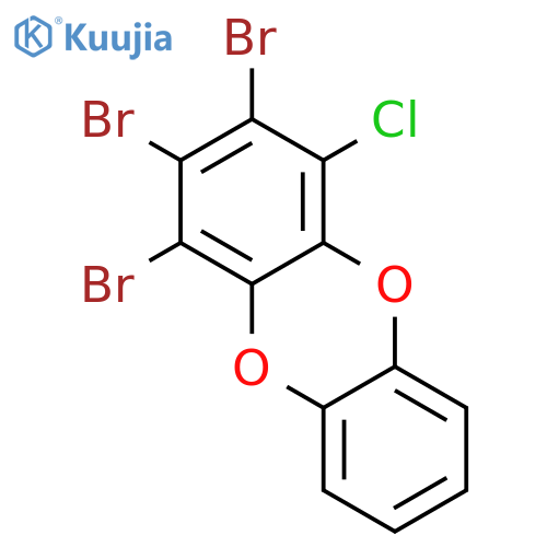 Dibenzo[b,e][1,4]dioxin,tribromochloro- structure
