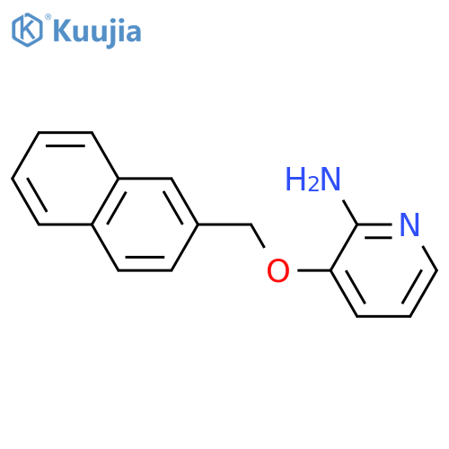 2-Pyridinamine, 3-(2-naphthalenylmethoxy)- structure