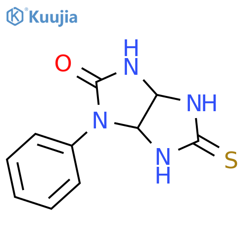 Imidazo[4,5-d]imidazol-2(1H)-one, hexahydro-1-phenyl-5-thioxo- structure