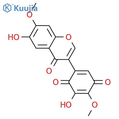 Bowdichione; 3',6-Dihydroxy, 7-Me ether structure