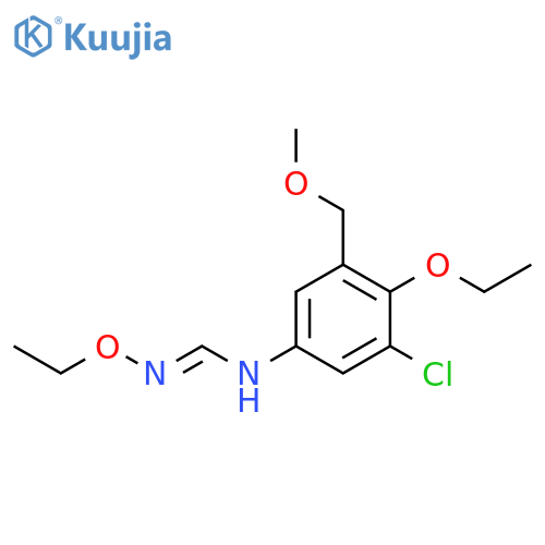 Methanimidamide, N-[3-chloro-4-ethoxy-5-(methoxymethyl)phenyl]-N'-ethoxy- structure