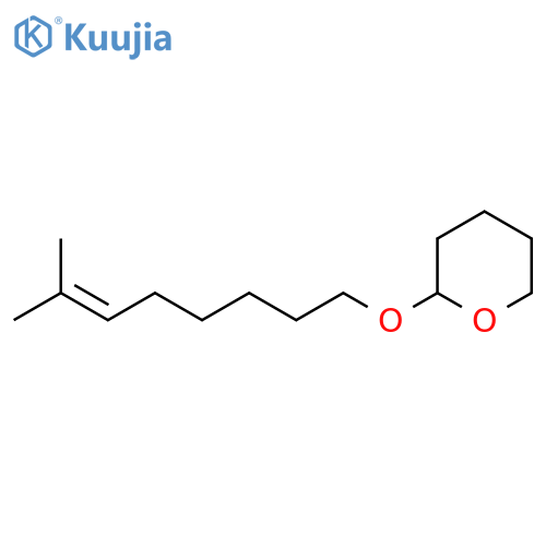 2H-Pyran, tetrahydro-2-[(7-methyl-6-octenyl)oxy]- structure