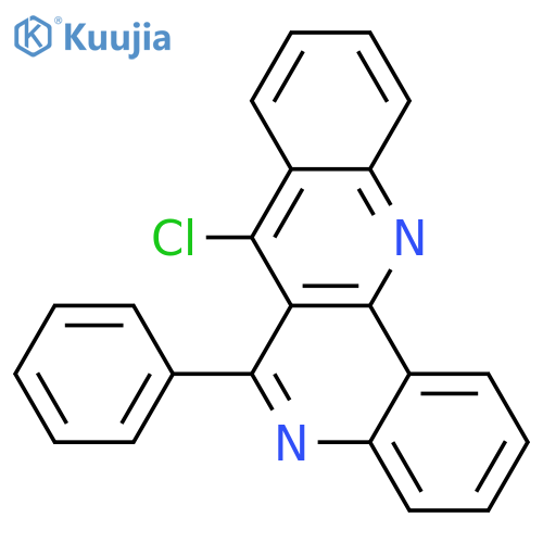 Dibenzo[b,h][1,6]naphthyridine, 7-chloro-6-phenyl- structure