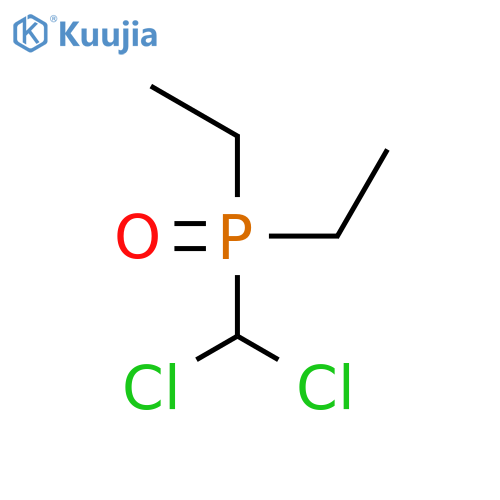 Phosphine oxide, (dichloromethyl)diethyl- structure