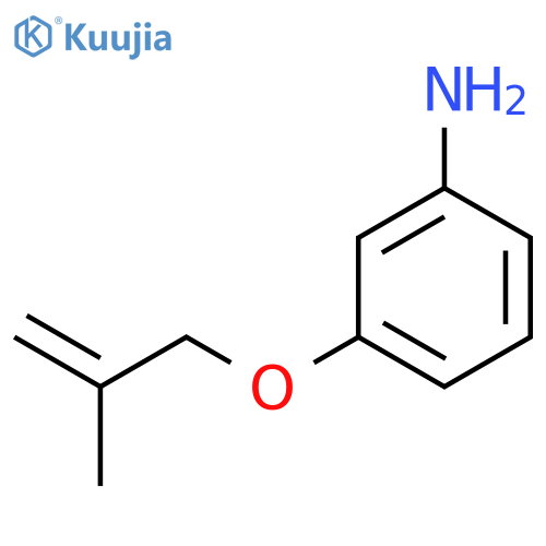 3-(2-Methylprop-2-en-1-yl)oxyaniline structure