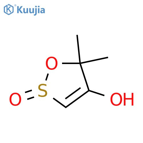 5H-1,2-Oxathiol-4-ol, 5,5-dimethyl-, 2-oxide structure