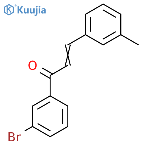 1-(3-Bromophenyl)-3-(3-methylphenyl)prop-2-en-1-one structure