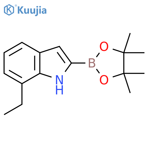 7-Ethyl-2-(4,4,5,5-tetramethyl-1,3,2-dioxaborolan-2-yl)-1H-indole structure