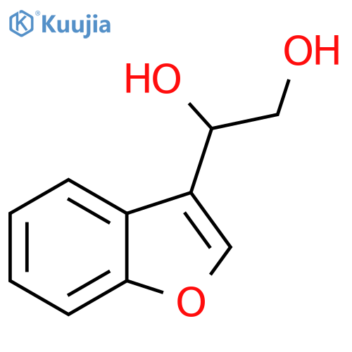 1-(3-benzofuranyl)-1,2-Ethanediol structure