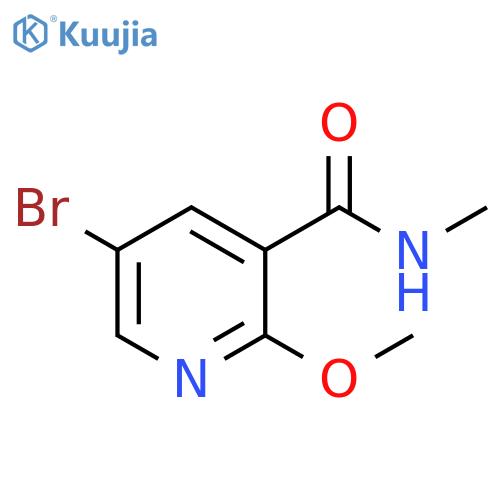 5-Bromo-2-methoxy-N-methyl-nicotinamide structure