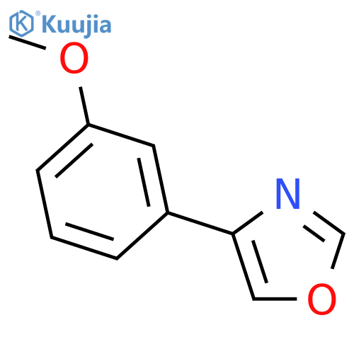 4-(3-Methoxyphenyl)oxazole structure