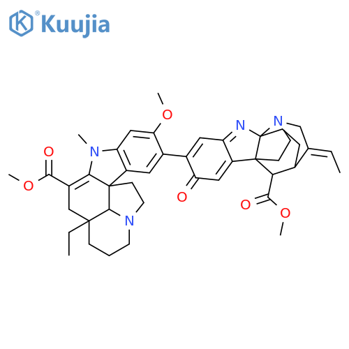 Aspidospermidine-3-carboxylicacid,2,3-didehydro-15-[(3R,4E,6S,8aR,13aS,14R)-4-ethylidene-2,3,4,5,7,8-hexahydro-14-(methoxycarbonyl)-10-oxo-10H-3,8a-methano-1H-azepino[1',2':1,2]pyrrolo[2,3-b]indol-11-yl]-16-methoxy-1-methyl-,methyl ester, (5a,12R,19a)- (9CI) structure