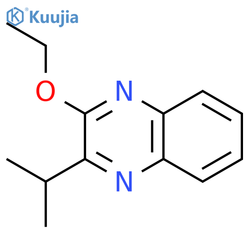 Quinoxaline, 2-ethoxy-3-(1-methylethyl)- structure