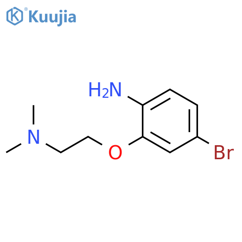 4-BROMO-2-(2-(DIMETHYLAMINO)ETHOXY)ANILINE structure