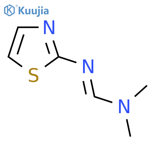 N,N-dimethyl-N'-1,3-thiazol-2-ylimidoformamide structure