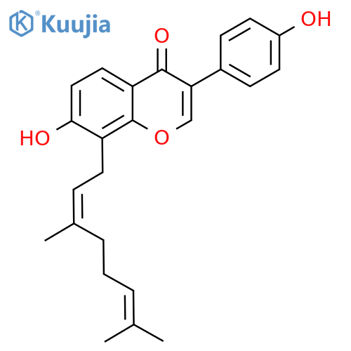 8-Geranyl daidzein structure