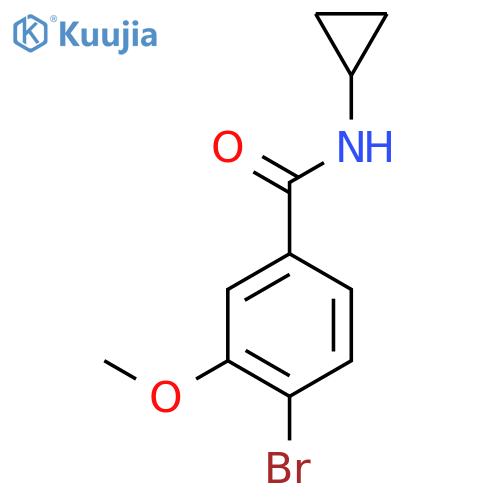 N-Cyclopropyl 4-bromo-3-methoxybenzamide structure