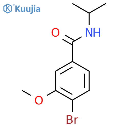 N-Isopropyl 4-bromo-3-methoxybenzamide structure