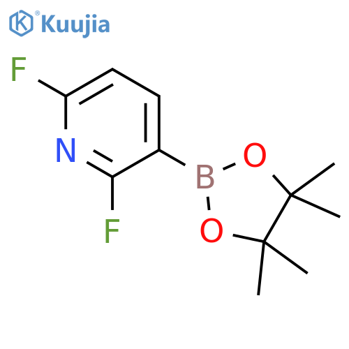 2,6-Difluoro-3-(4,4,5,5-tetramethyl-1,3,2-dioxaborolan-2-yl)pyridine structure