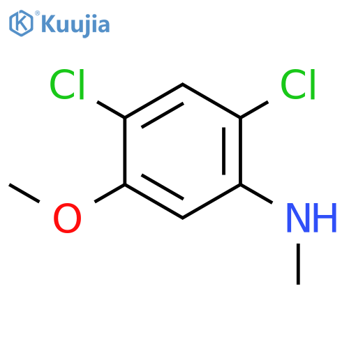 2,4-Dichloro-5-methoxy-N-methylaniline structure