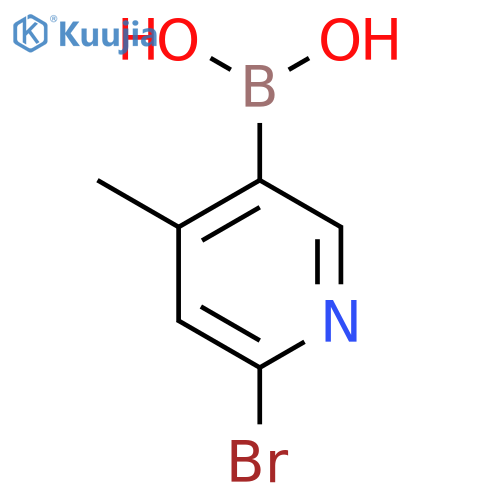 6-Bromo-4-methylpyridine-3-boronic Acid structure