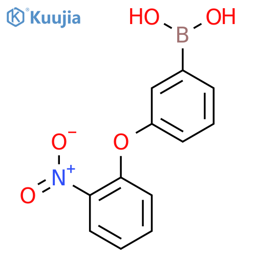 (3-(2-Nitrophenoxy)phenyl)boronic acid structure