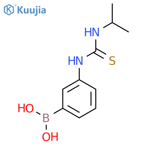 3-(3-Isopropylthioureido)phenylboronic acid structure
