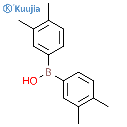 Bis(3,4-dimethylphenyl)borinic Acid structure
