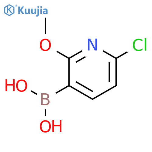 6-Chloro-2-methoxypyridine-3-boronic Acid structure