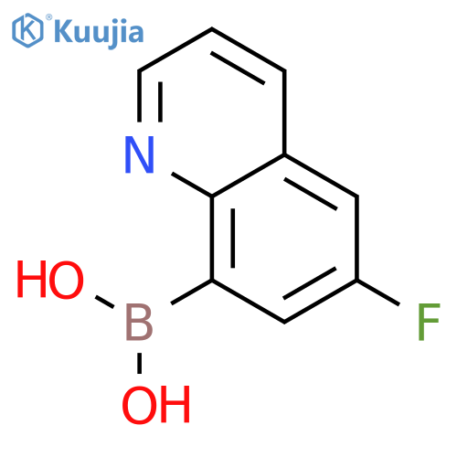 6-Fluoroquinoline-8-boronic Acid structure