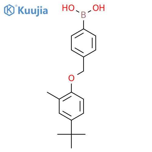 4-(4-tert-Butyl-2-methylphenoxy)methylphenylboronic Acid structure