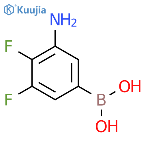 3-Amino-4,5-difluorophenylboronic Acid structure