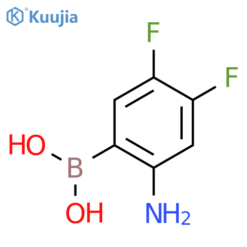 2-Amino-4,5-difluorophenylboronic Acid structure