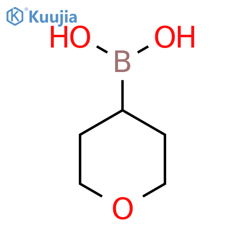 (oxan-4-yl)boronic acid structure