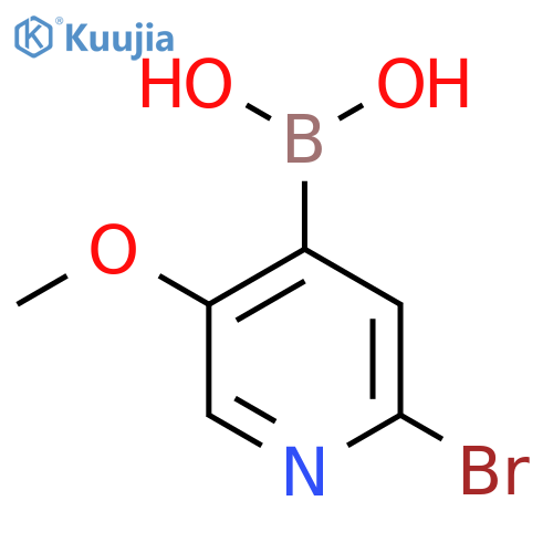 (2-Bromo-5-methoxypyridin-4-yl)boronic acid structure