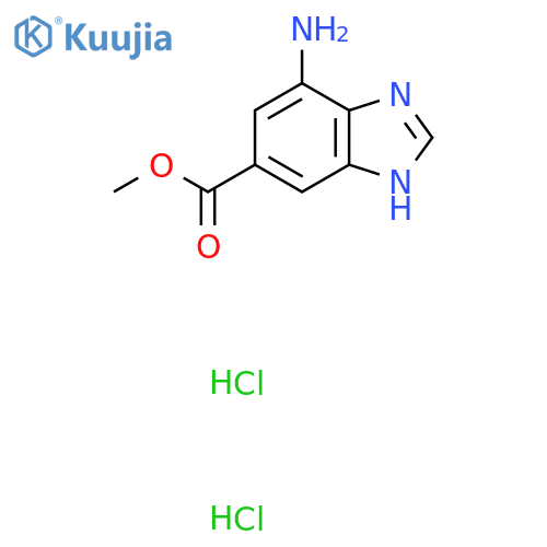 methyl 4-amino-1{H}-benzimidazole-6-carboxylate structure