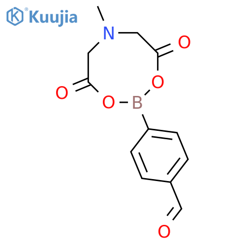 4-(6-Methyl-4,8-dioxo-1,3,6,2-dioxazaborocan-2-yl)benzaldehyde structure