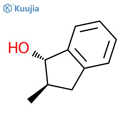 1H-Inden-1-ol, 2,3-dihydro-2-methyl-, trans-(±)- structure