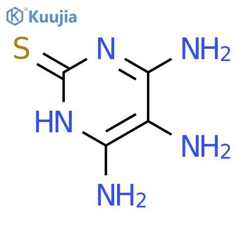 4,5,6-triamino-1,2-dihydropyrimidine-2-thione structure